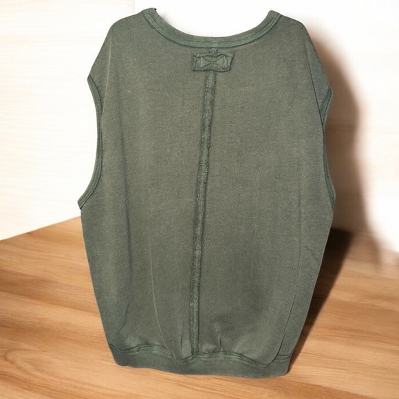 We The Free Dakota Vest in Cilantro Green - Picture 7 of 8